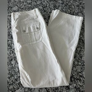 Sonoma Jeans Womens Size 12 Off White Straight Leg Modern Fit Lindsay Waist